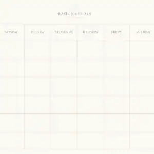 Master your week planner - Editable PDF